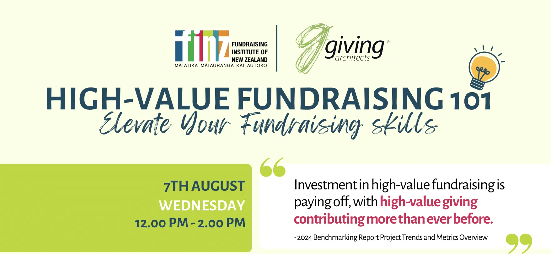 FINZ Northern Lunch & Learn - High-Value Fundraising 101